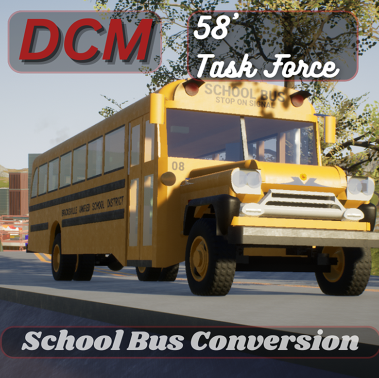 1958 DCM Task Force School Bus