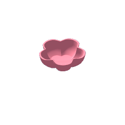 flower-shaped bowl