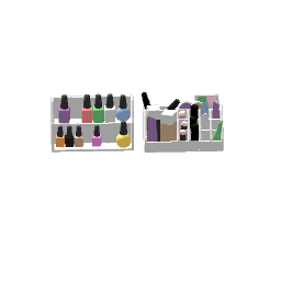 vanity beauty clutter