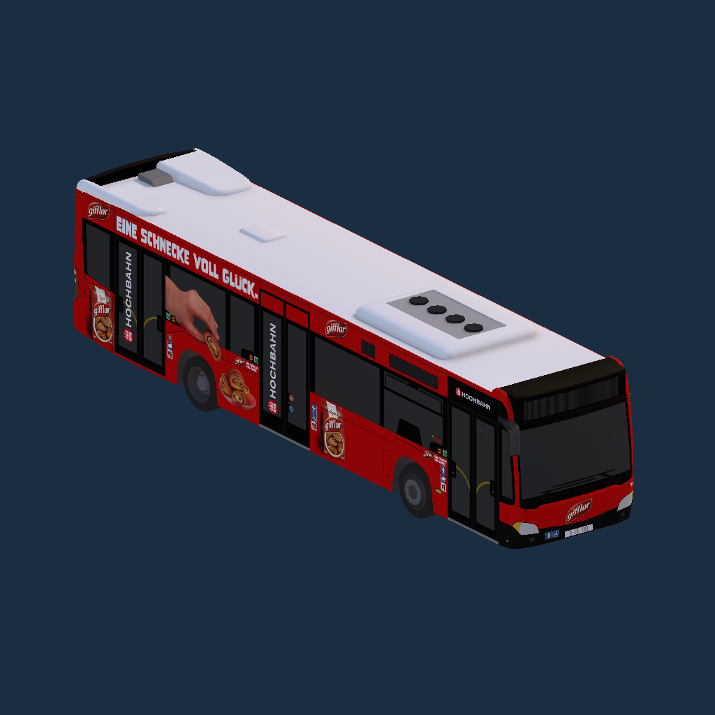 [DE] MB C2 - Hamburger Hochbahn ''Gifflar Zimtschnecken''