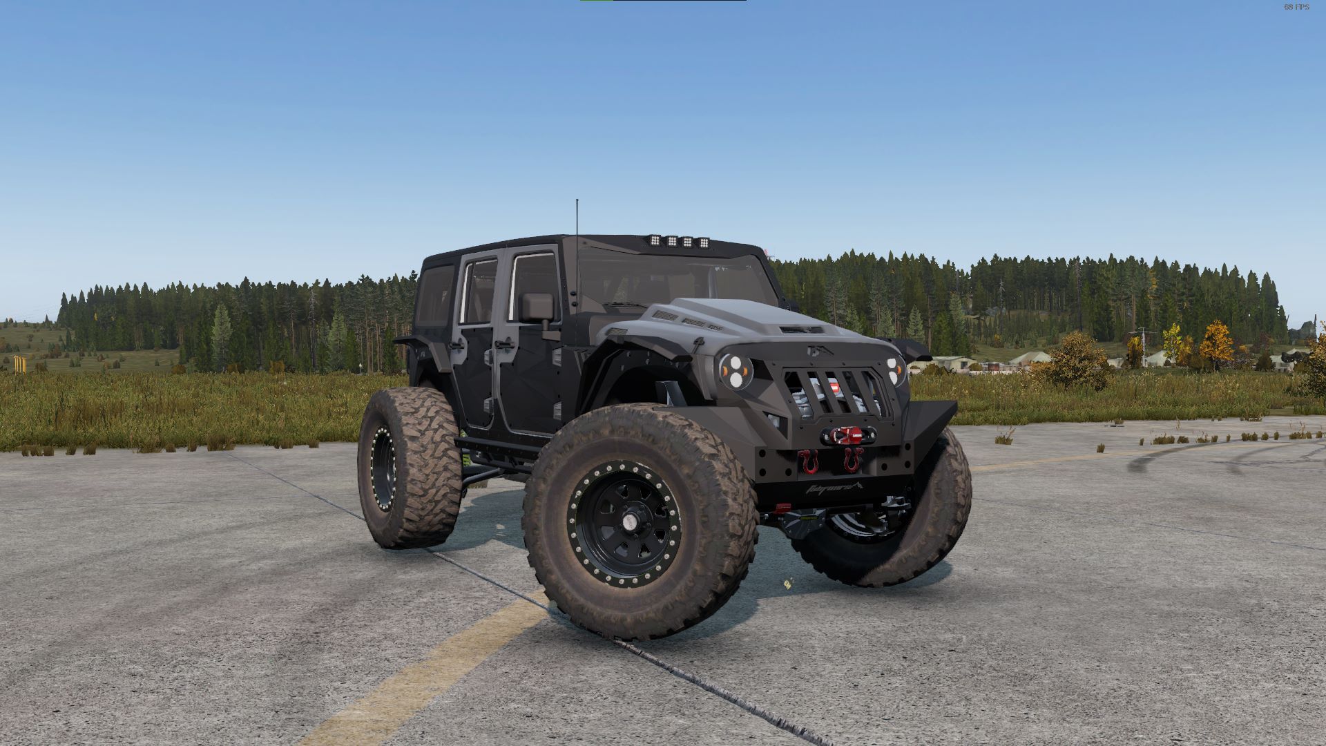 Jeep Wrangler Bright Sun