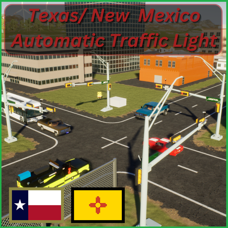Texas / New Mexico Traffic Light