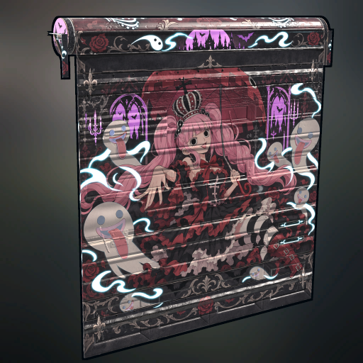 Ghost Queen Garage Door [1]