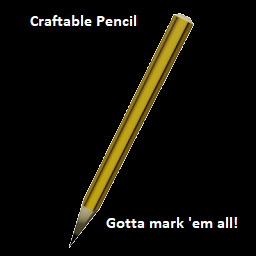 Craftable Pencil [B42] – Project Zomboid Mod