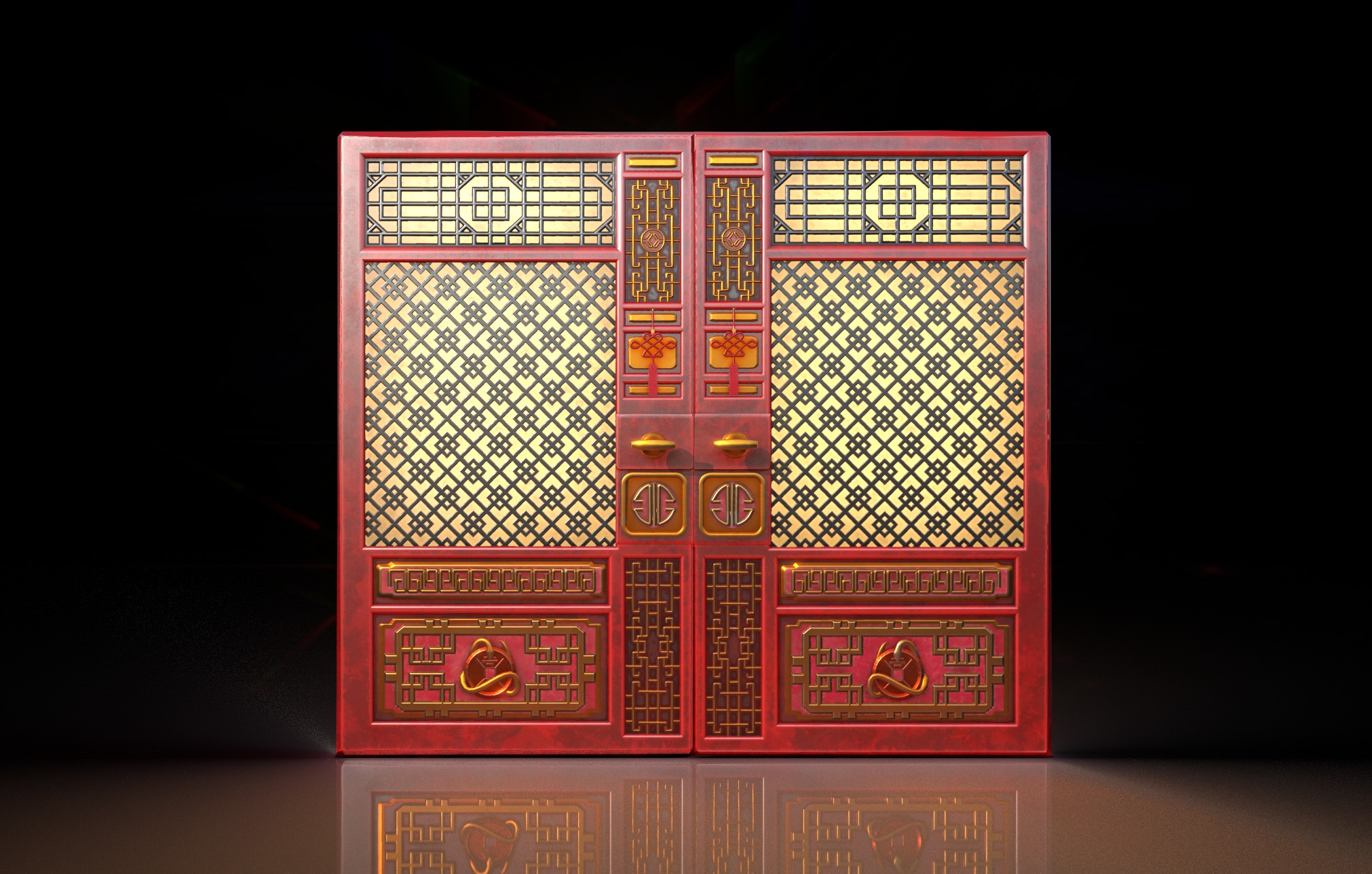 Serpent Temple Double Door