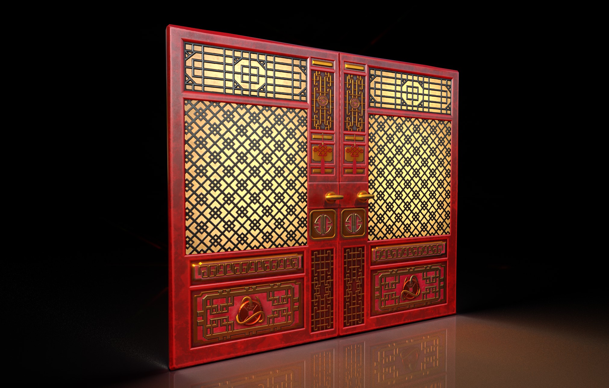 Serpent Temple Double Door