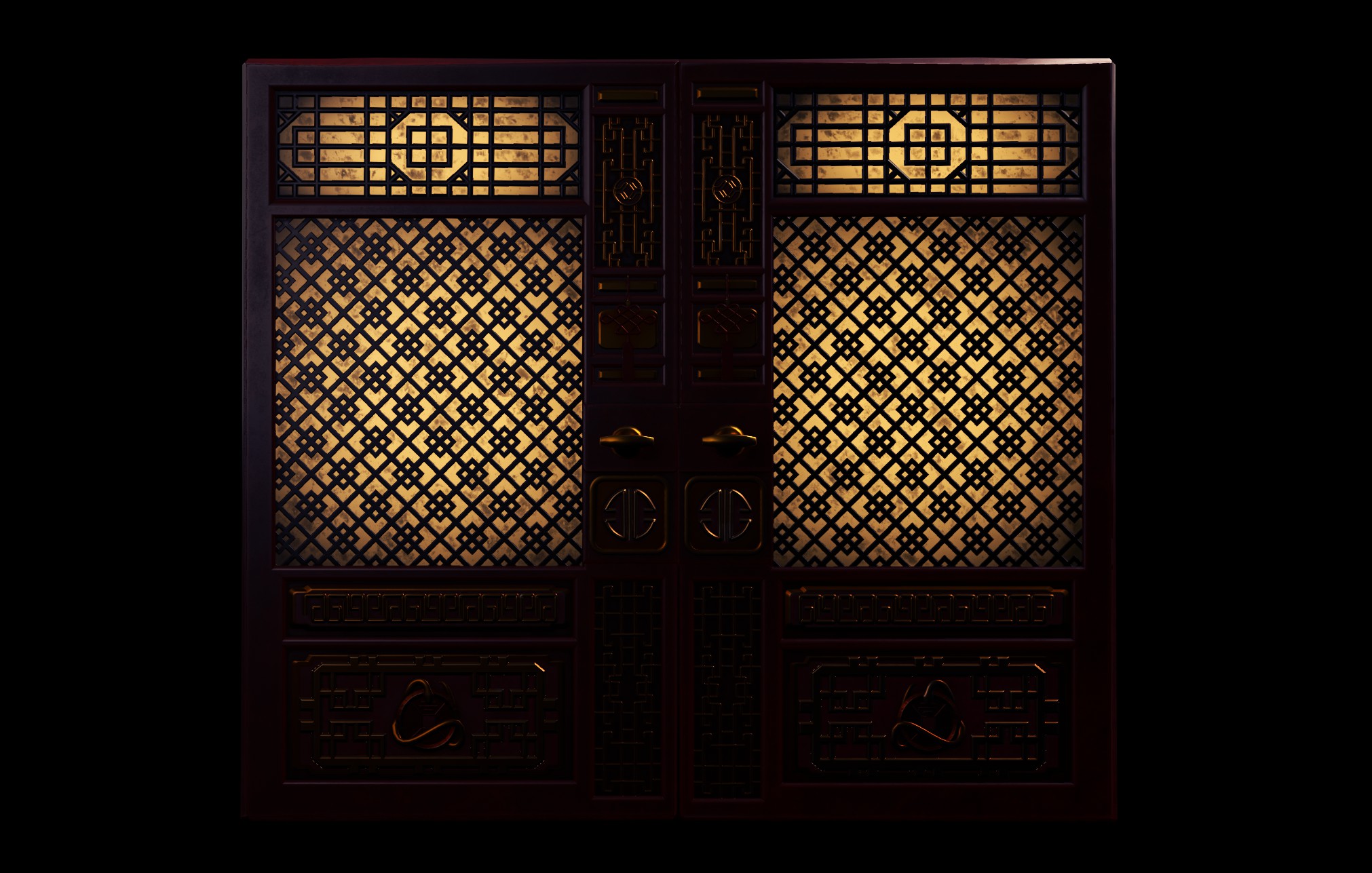 Serpent Temple Double Door