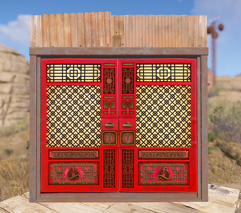 Serpent Temple Double Door