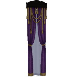 purple elegant curtain