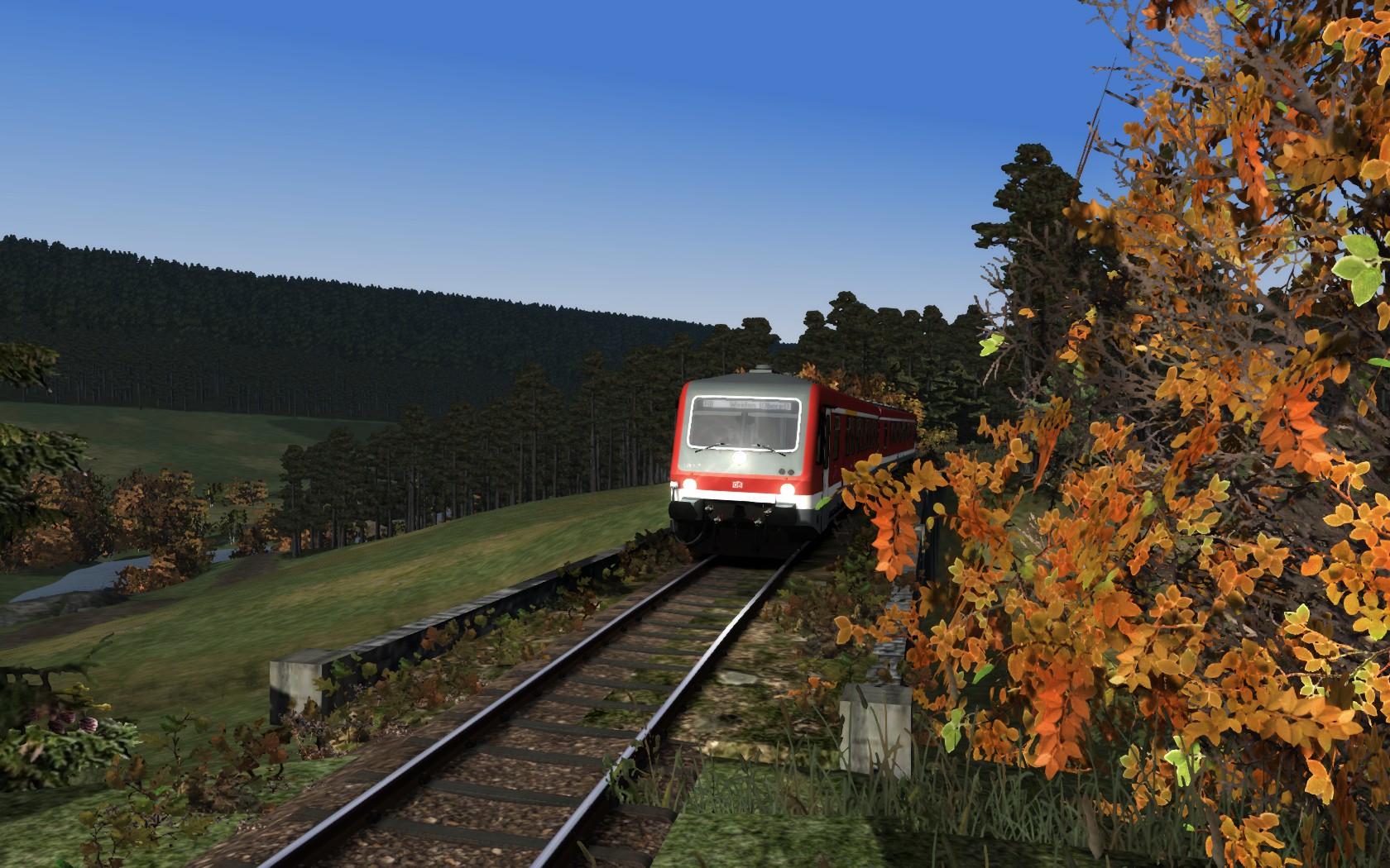 Im Herbst auf den Berg