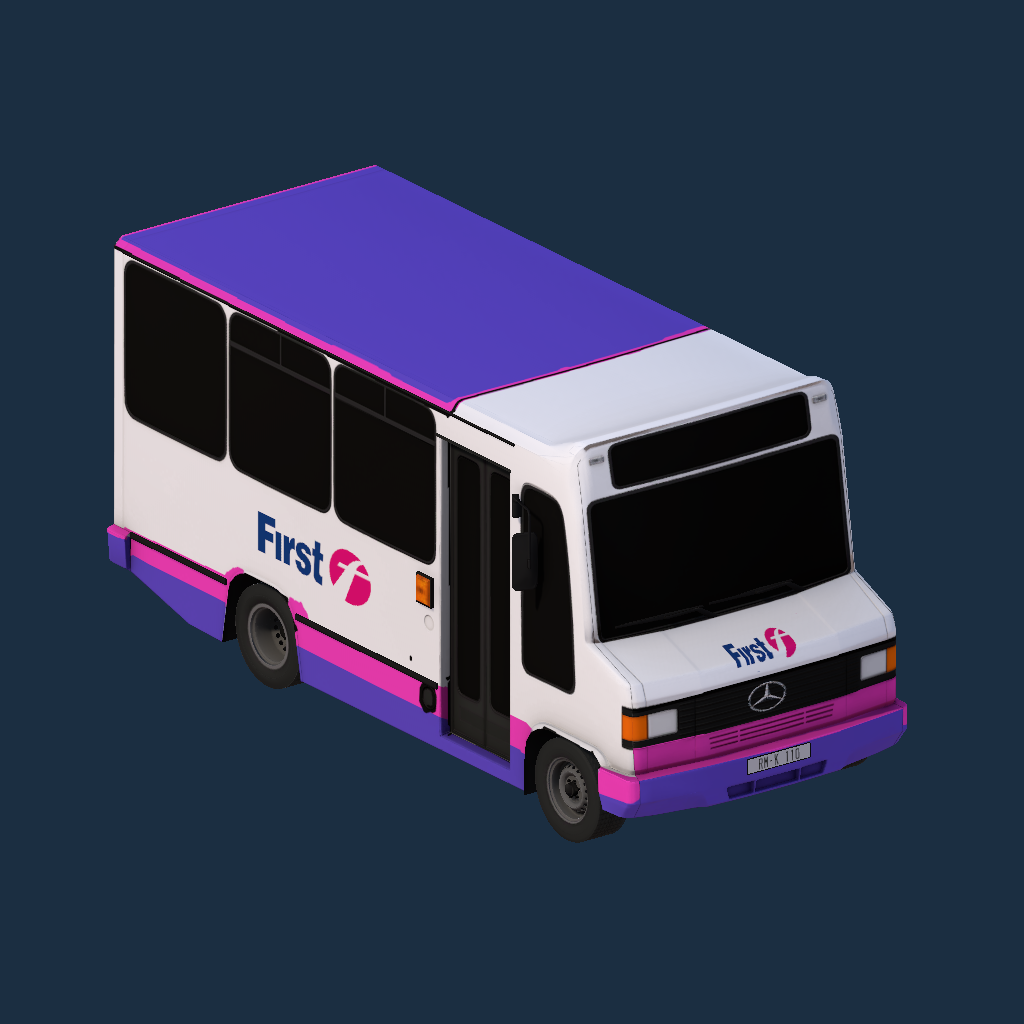 Mercedes 709D First Barbie Livery