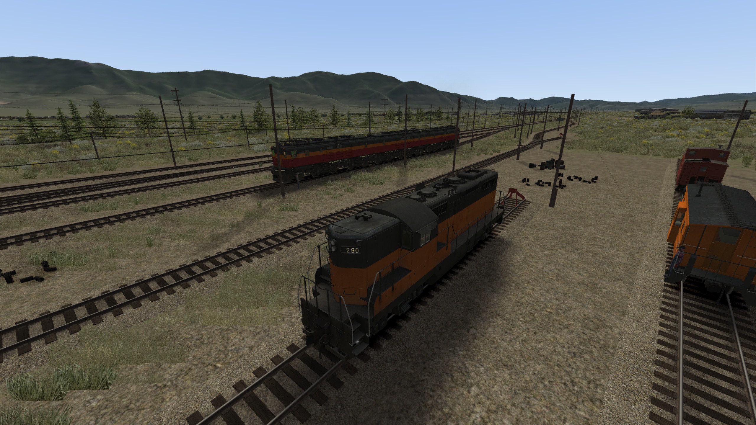 Yard work at Butte Montana