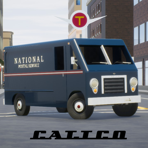 Troubadour calico step van 1960 postal