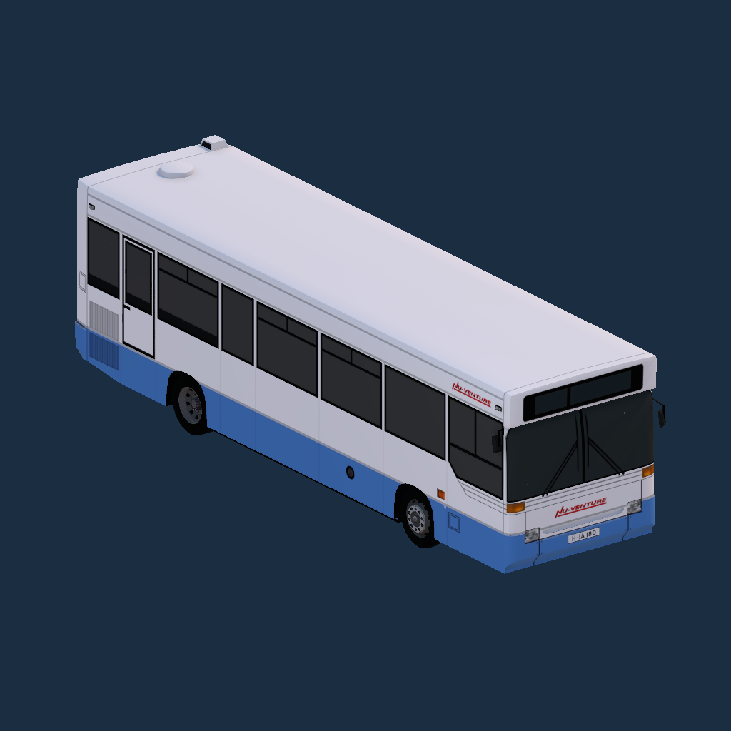 Dennis Dart Plaxton Pointer 1 Nu-Venture White & Blue