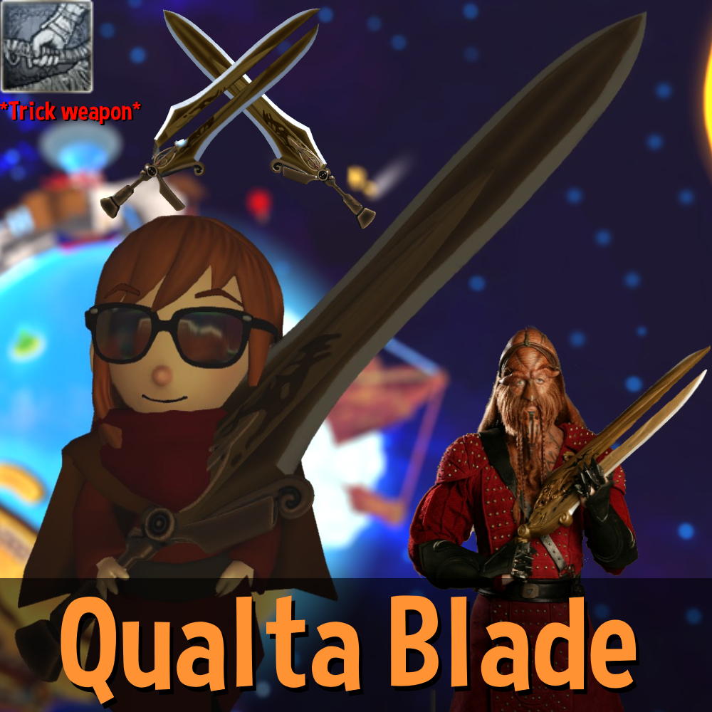 Qualta Blade Weapon Mod (Trick Weapon)