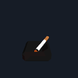 Ashtray With Cigarette