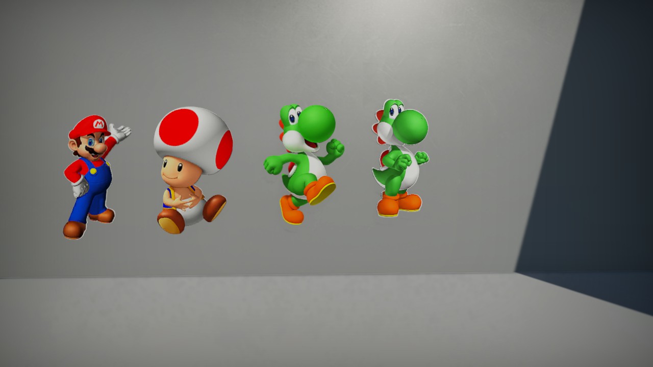 Super Mario World Props (Yoshi)