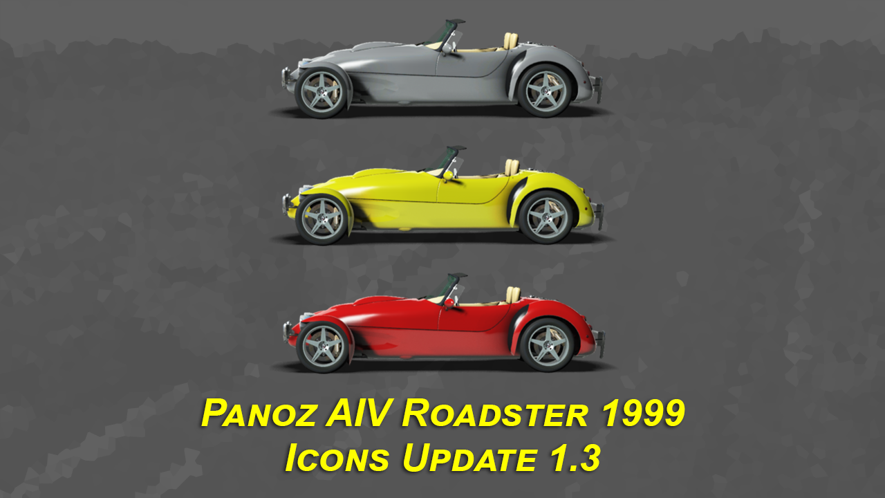 Panoz AIV Roadster 1999 Icons Update