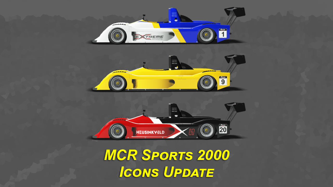 MCR Sports 2000 Icons Update