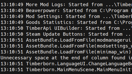 More Mod Logs