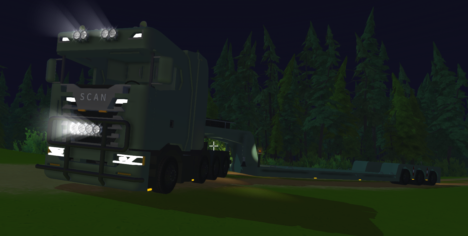 Scania 8x4 Military painting