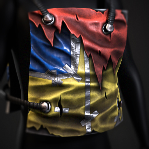 Hazmat Metal Chest Plate