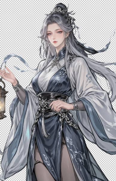 《易》三个原版女立绘.其六