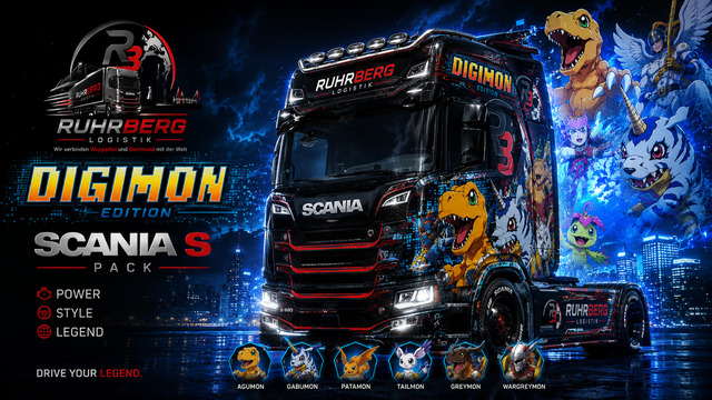Digimon Scania S Pack
