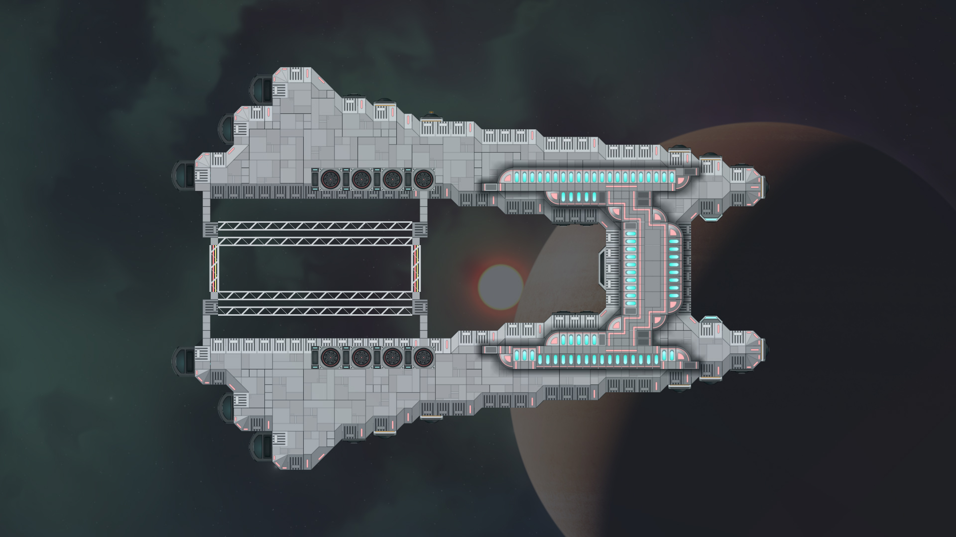 Solarian Hauler (no Cargo or Fuel pods)