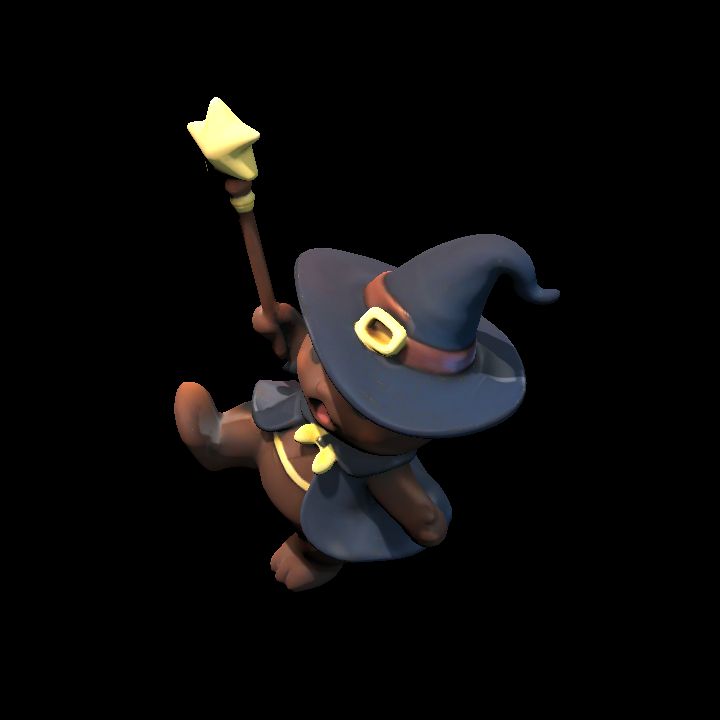 Hollow Chocolate Bunny witch