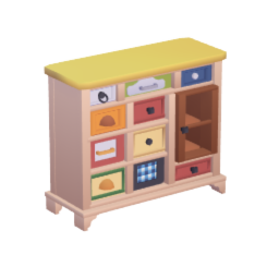 Colourful shelf 2