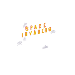 Space Invaders WallArt- Arcade