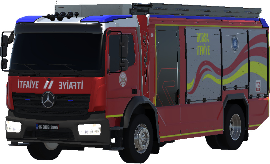 Rosenbauer AT | Bursa Fire Department Response Vehicle