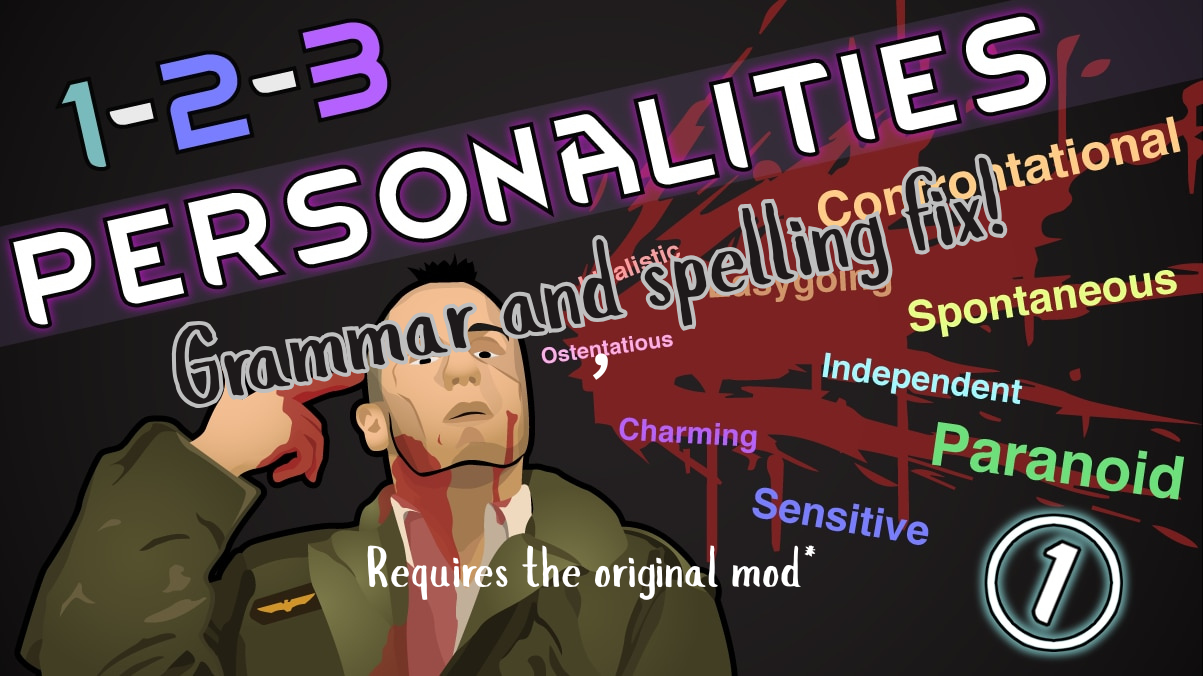 1-2-3 Personalities Grammar Fix