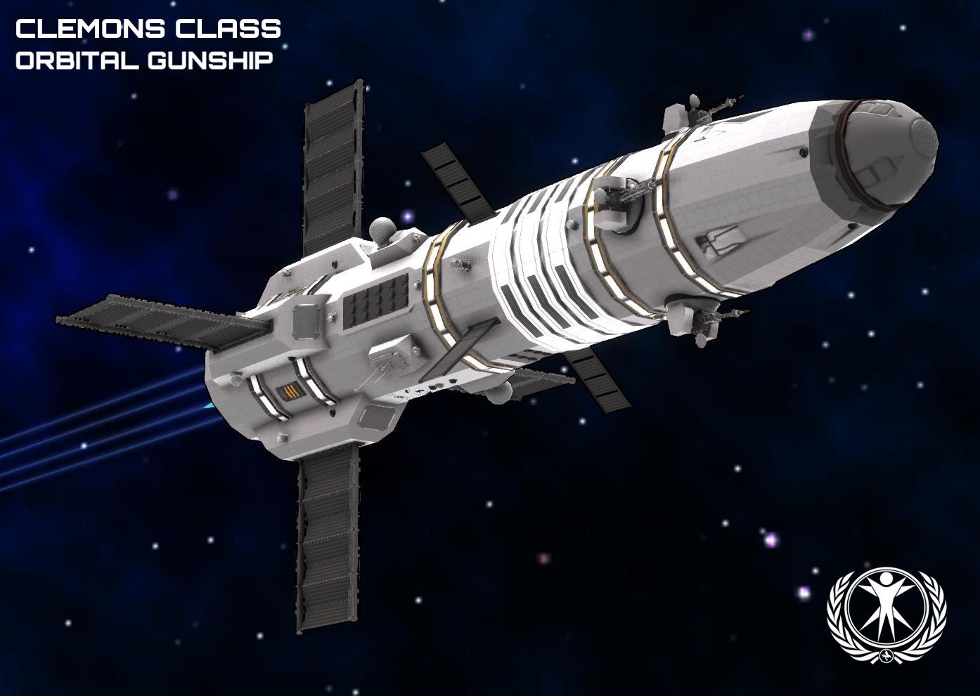 Clemons class Orbital Gunship