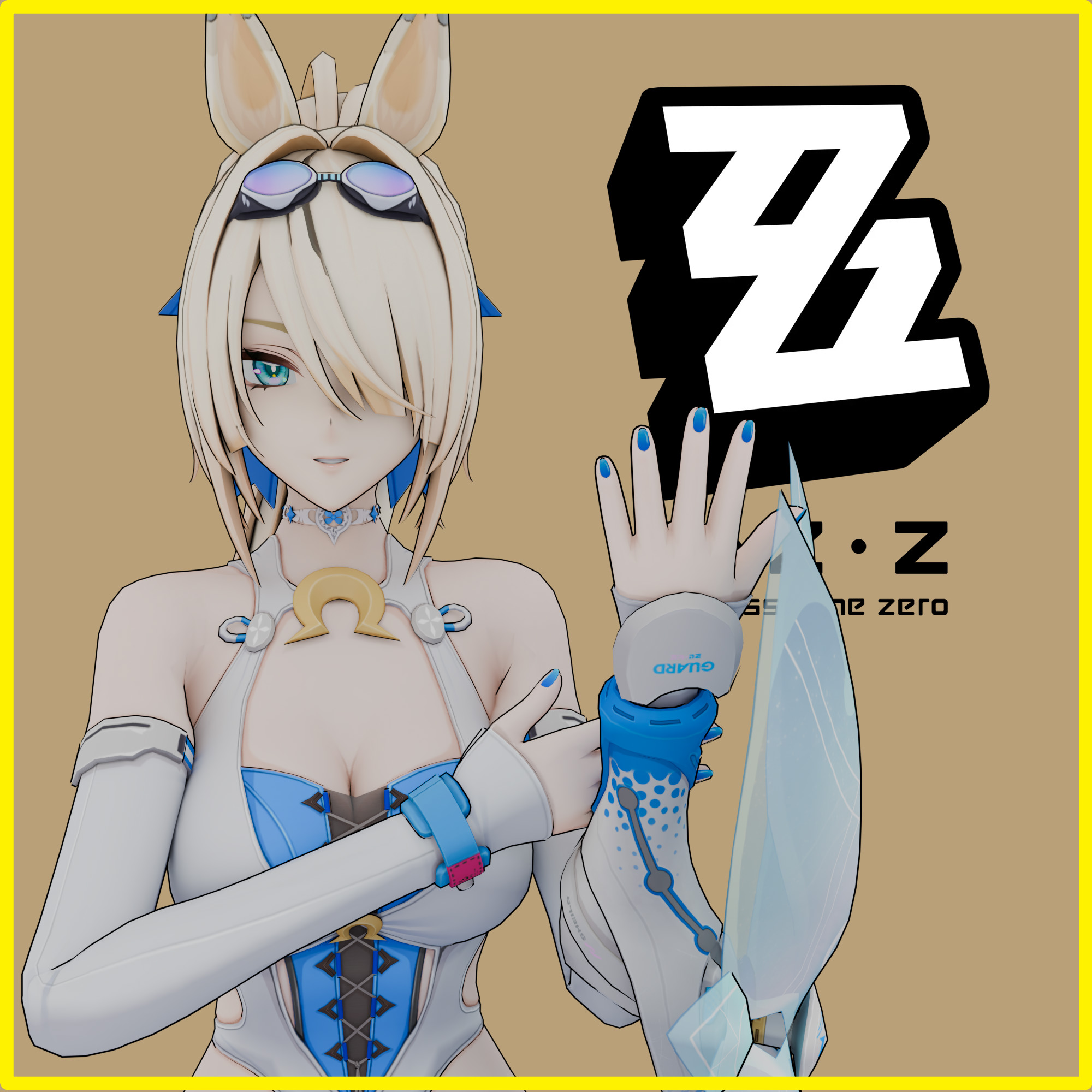 Zenless Zone Zero - Sigrid de L'Azur - Majestic Wavechaser (PM & NPCs)
