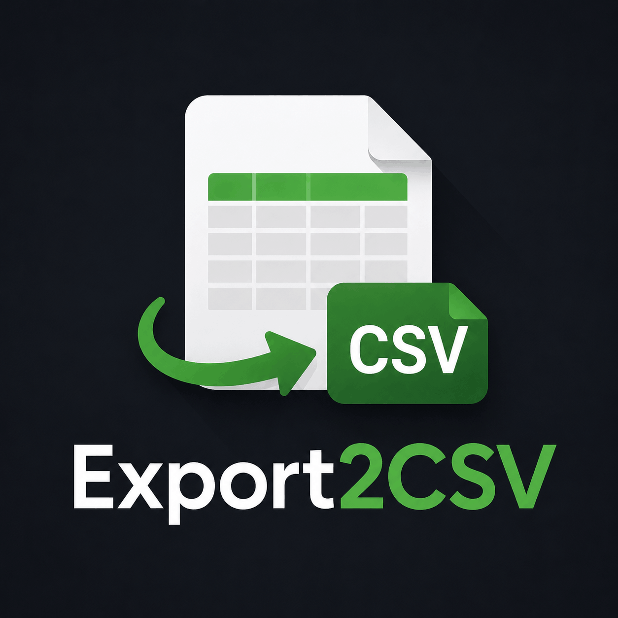 Export2CSV preview