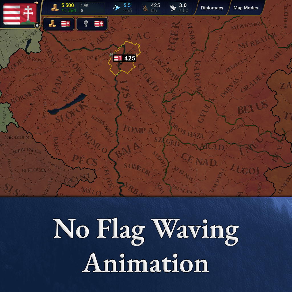 No Flag Waving Animation