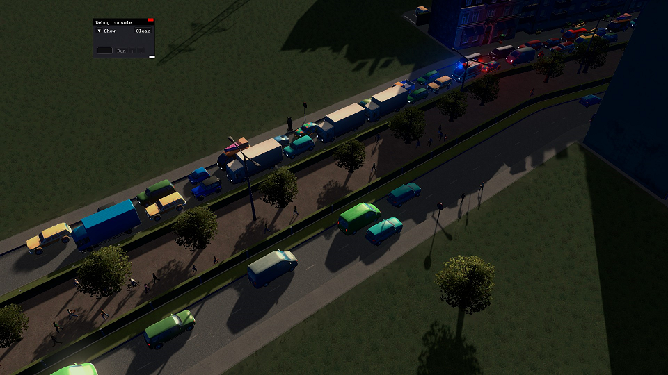 Four-Lane Large Avenue with Grass preview