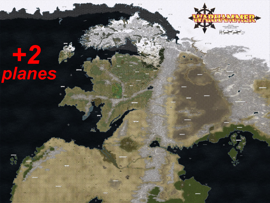 The Old World, from Nehekhara to Chaos (Warhammer Fantasy)