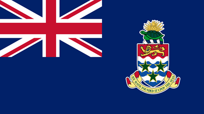 The flag of the Cayman Islands