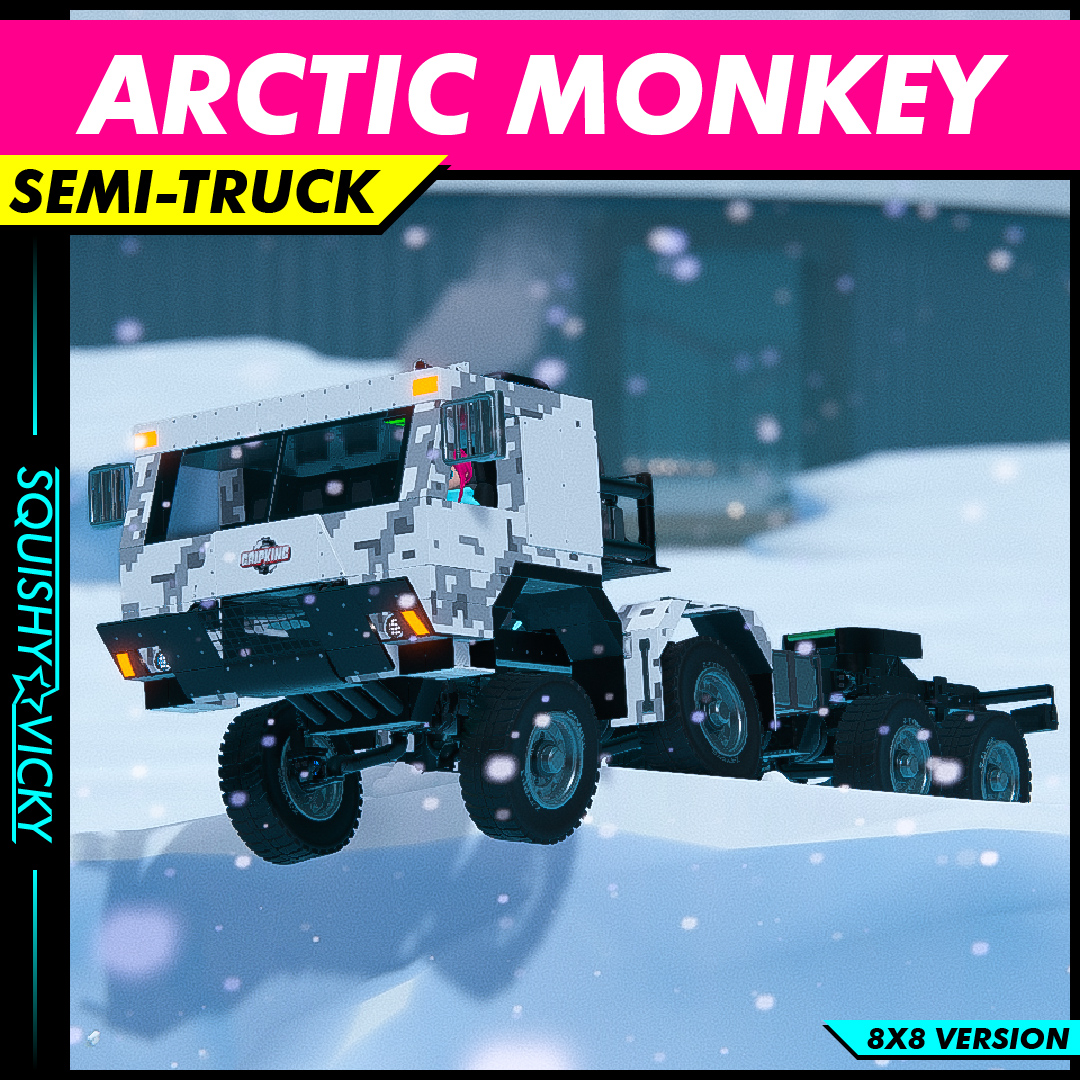 [SQUISHY] Arctic Monkey - Semi-Truck (8x8 Version)