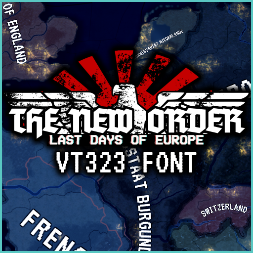 The New Order: VT323 Map and Cities Font
