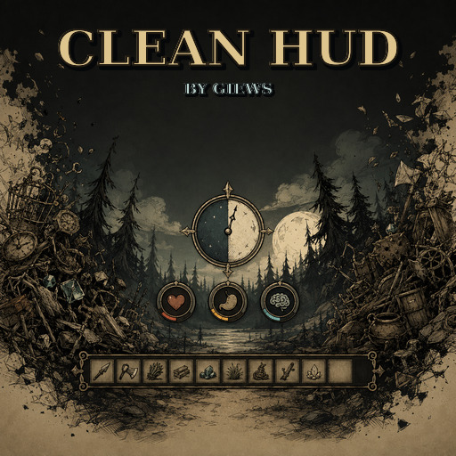 Clean HUD – Don't Starve Together Mod