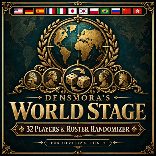 Densmora's World Stage: 32 Players & Roster Randomizer