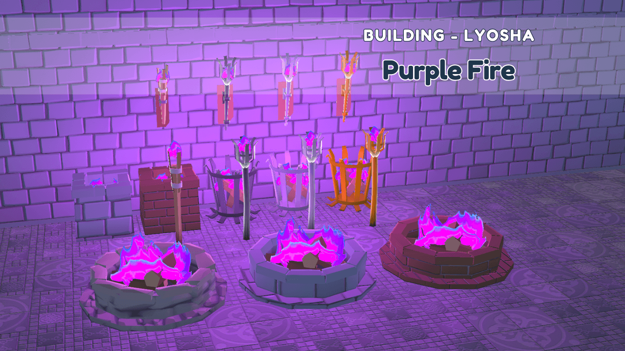 Building - Purple Fire