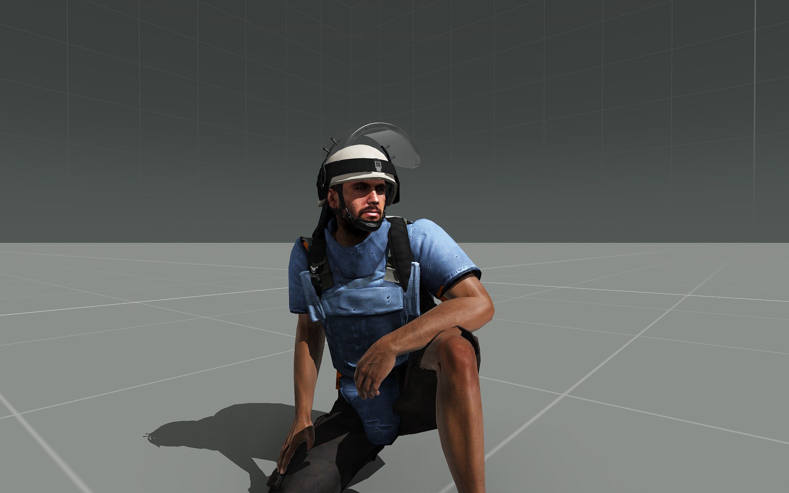 BL Togglable helmet visors