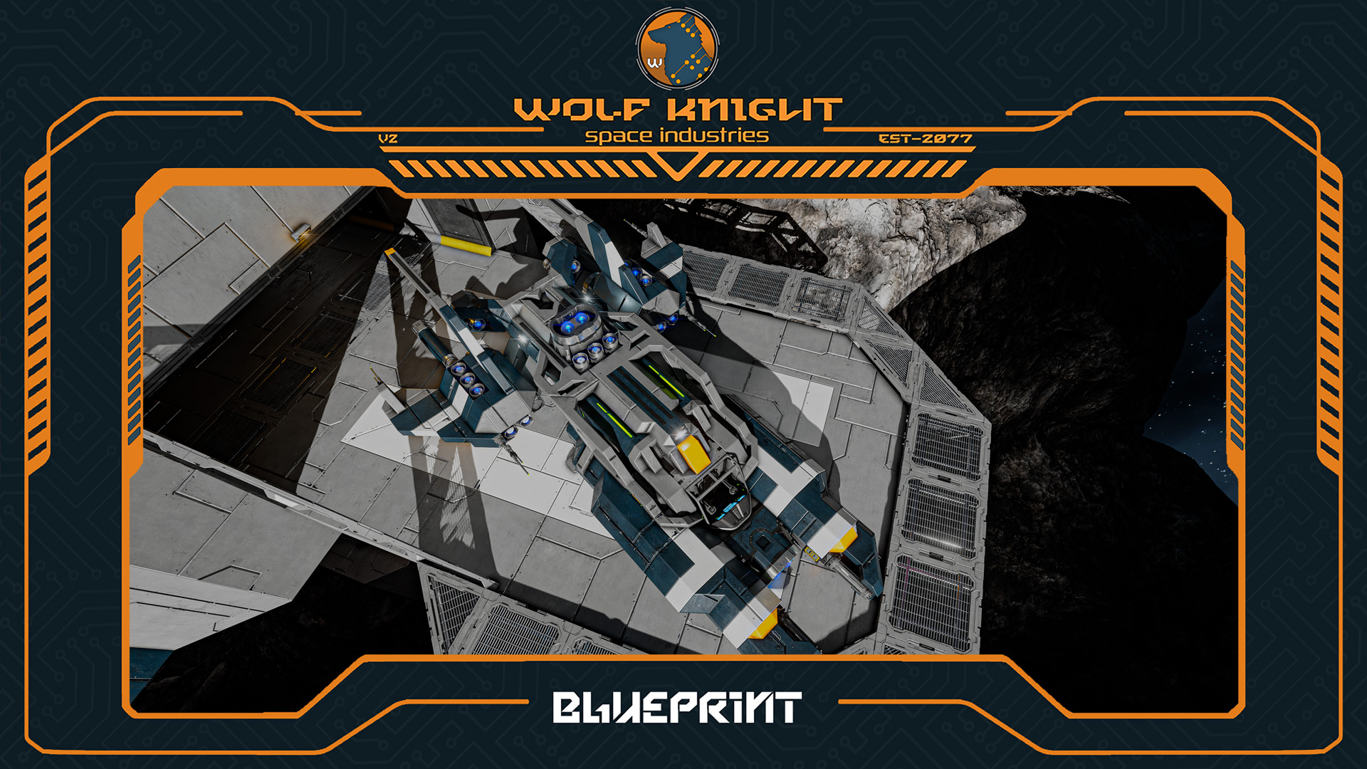 Ultra Sleek Blue Fighter 2