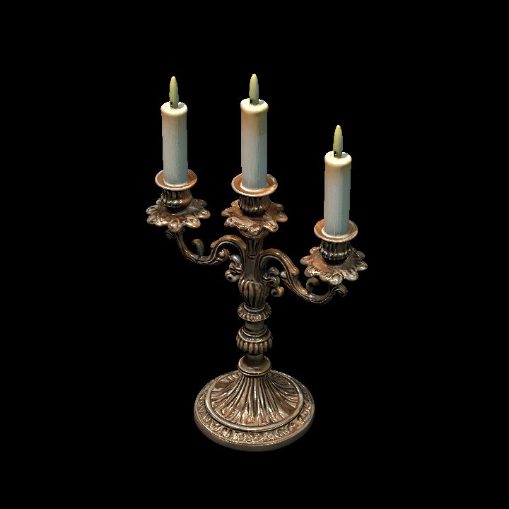 Object, Light, Candelabra 3