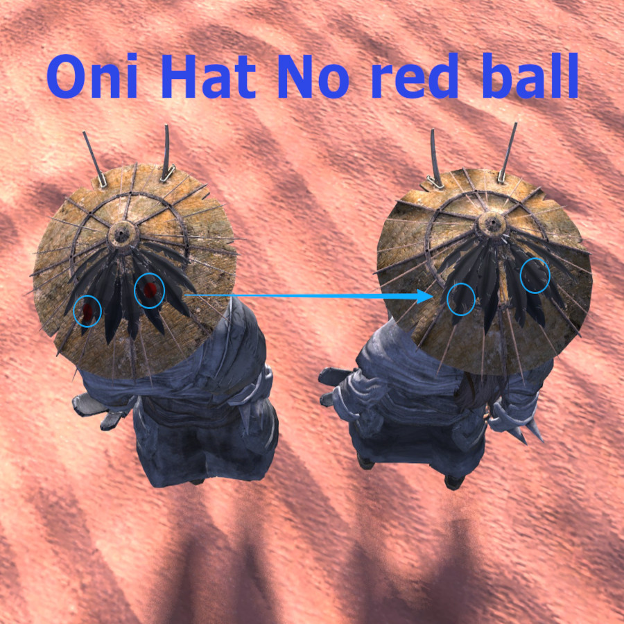 Oni Hat No red ball
